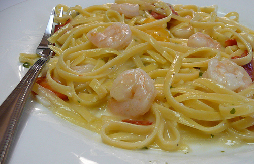 Bertolli Shrimp Scampi and Linguine