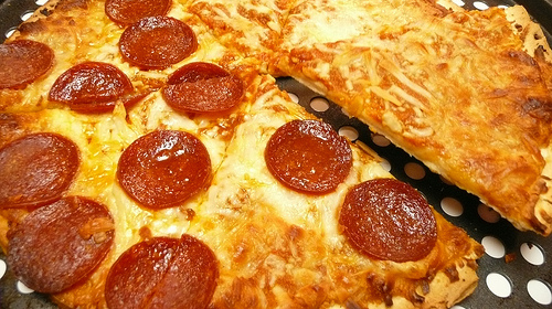 Jack's Half and Half Pepperoni and Cheese Pizza