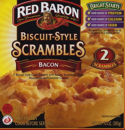 Red Baron Bacon Scramble - Ad