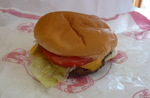 Wendy's Jr Bacon Cheeseburger