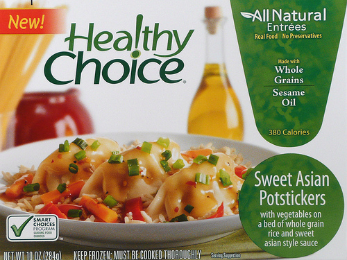 Healthy Choice Sweet Asian Potstickers - Ad