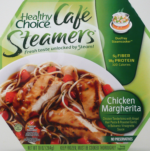 Healthy Choice Chicken Margherita Cafe Steamer - Ad