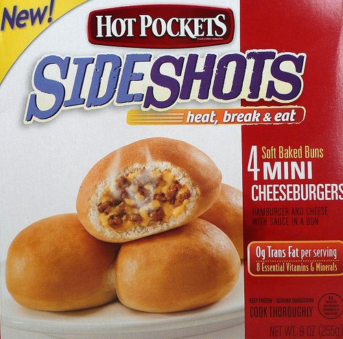 Hot Pockets Mini Cheeseburger SideShots - Ad