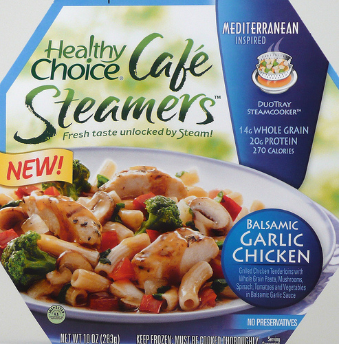 Healthy Choice Balsamic Garlic Chicken Cafe Steamer - Ad