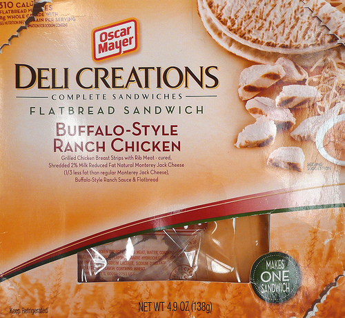Oscar Mayer Buffal-Style Ranch Chicken Delli Creations - Ad